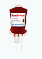 Image: The HemoDefend “beads in a bag” purification technology platform (Photo courtesy of CytoSorbents).